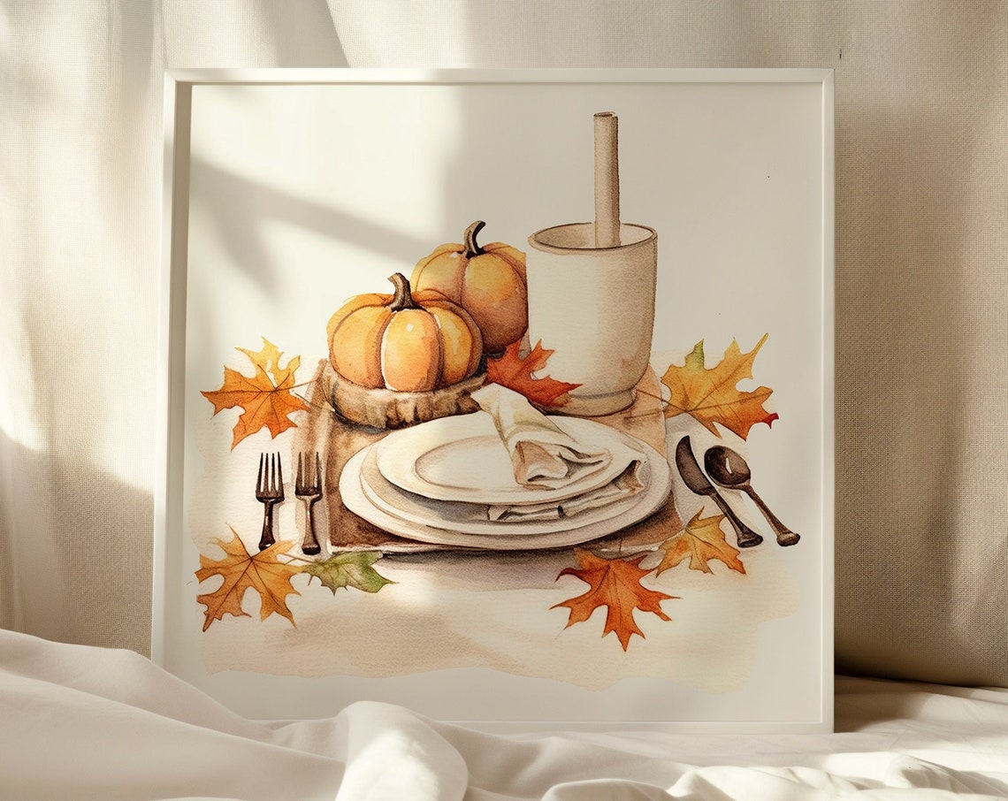 Thanksgiving Prints, Cozy Fall Decor