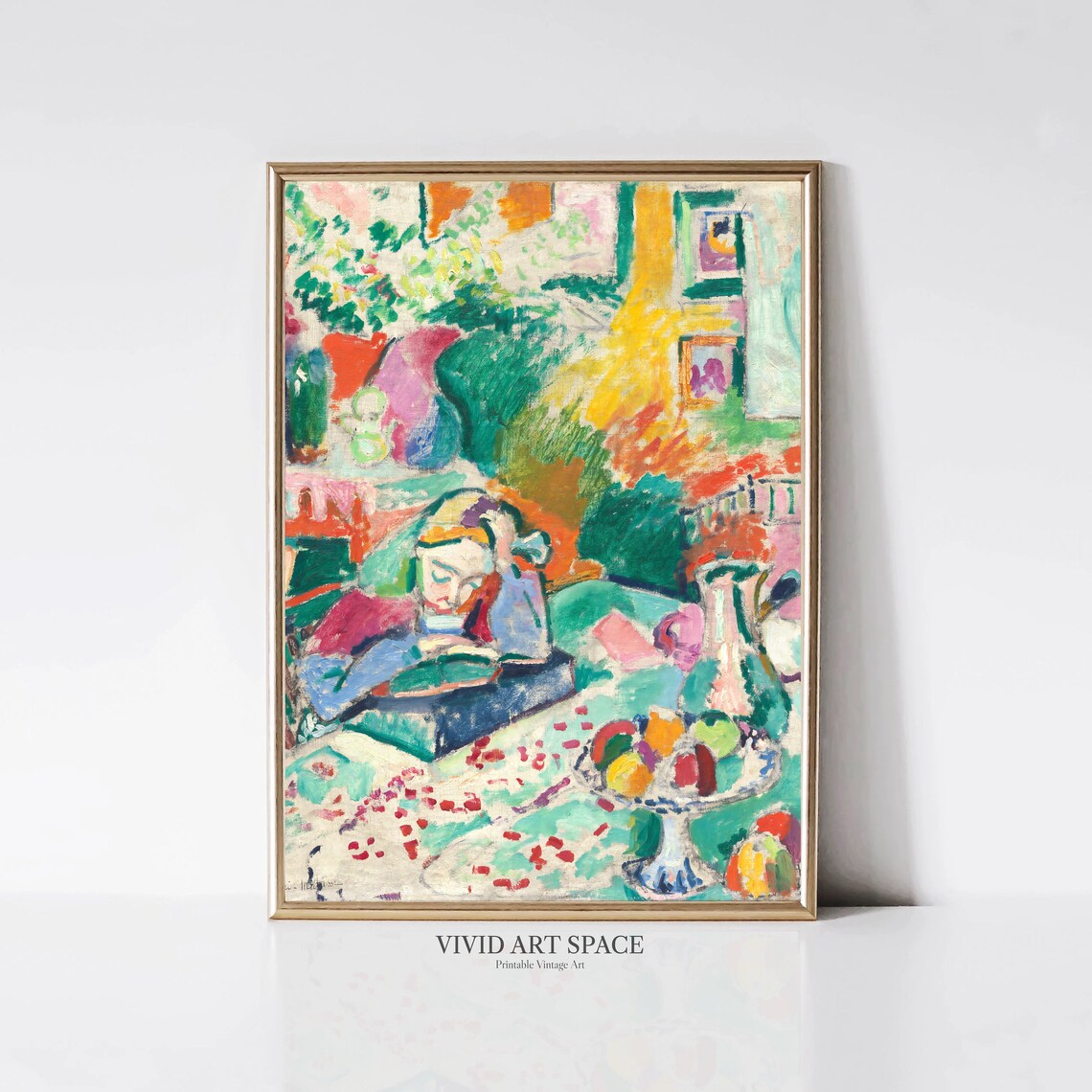 Henri Matisse Interior With A Young Girl, Fauvism