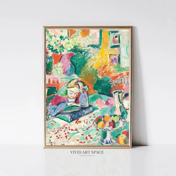 Henri Matisse Interior With A Young Girl, Fauvism