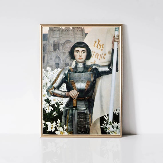 Joan Of Arc By Albert Lynch, Art Nouveau Poster Print