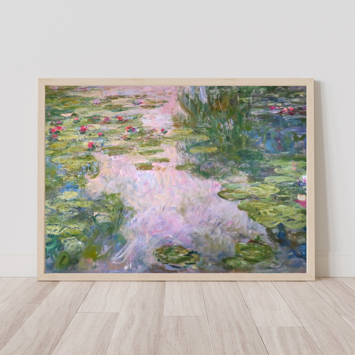 Claude Monet Water Lilies Impressionist Landscape Art Print
