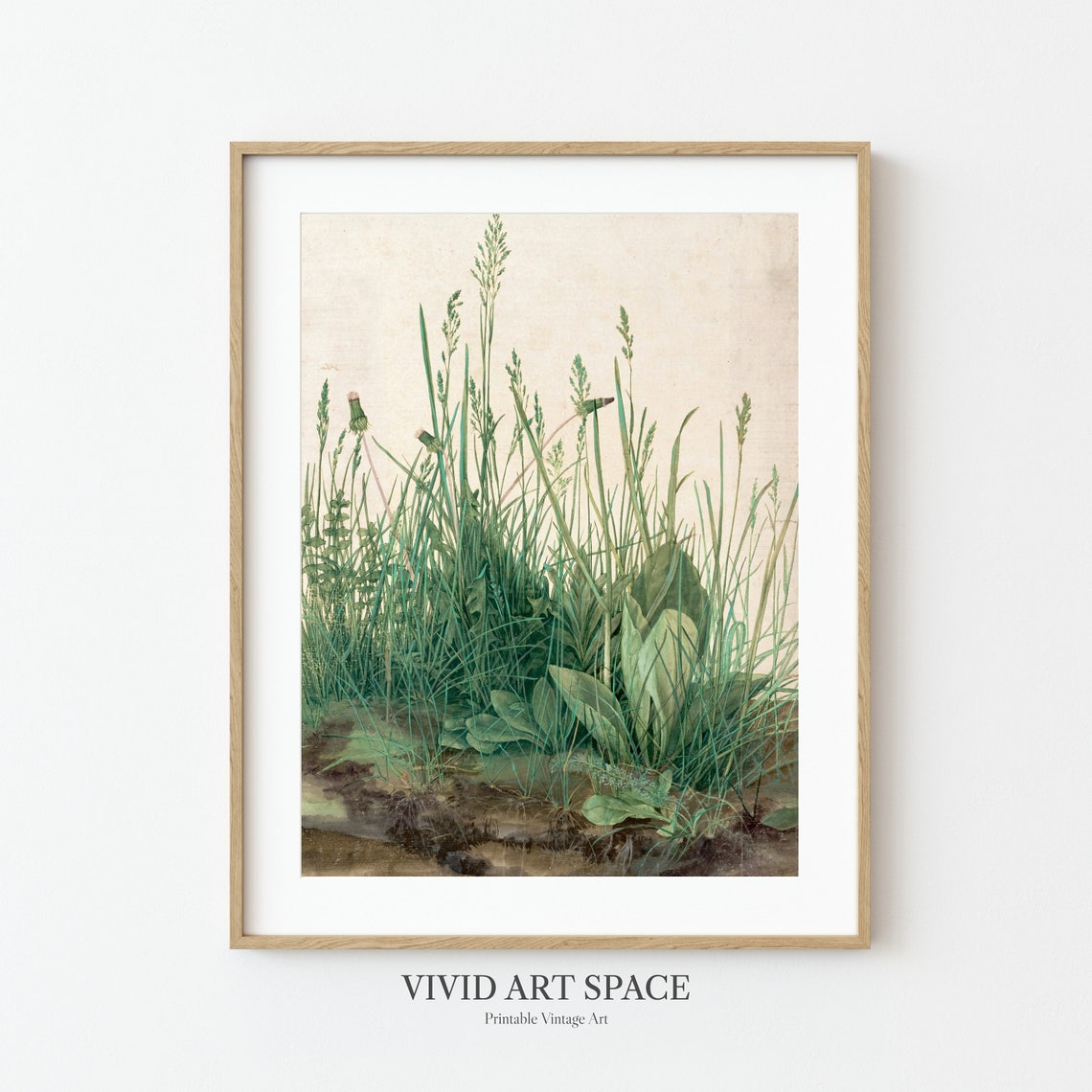 Great Piece of Turf by Albrecht Durer Botanical Grass Poster - Image 3