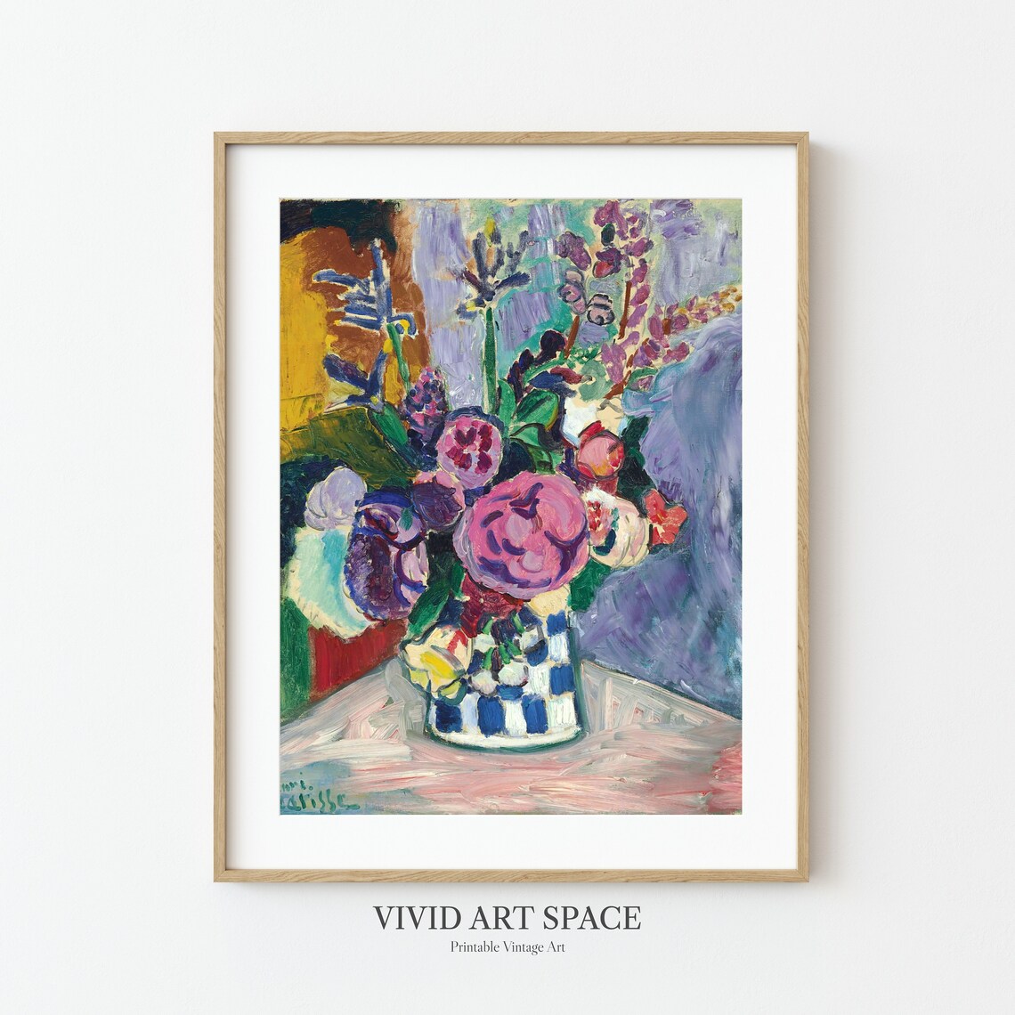 Matisse Les Pivoines Modern Floral Art Print - Image 3