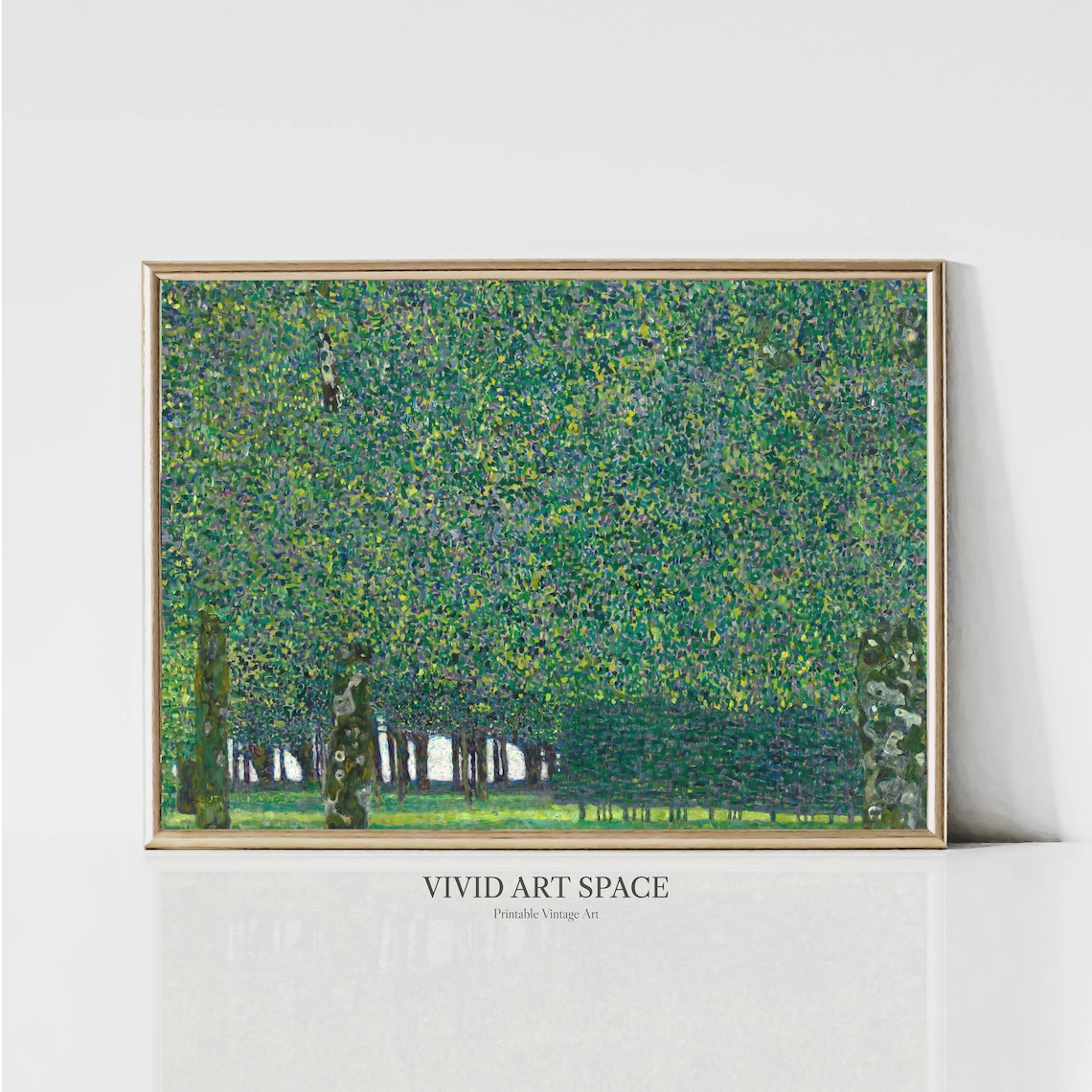 Gustav Klimt The Park Symbolist Landscape Art Print - Image 3