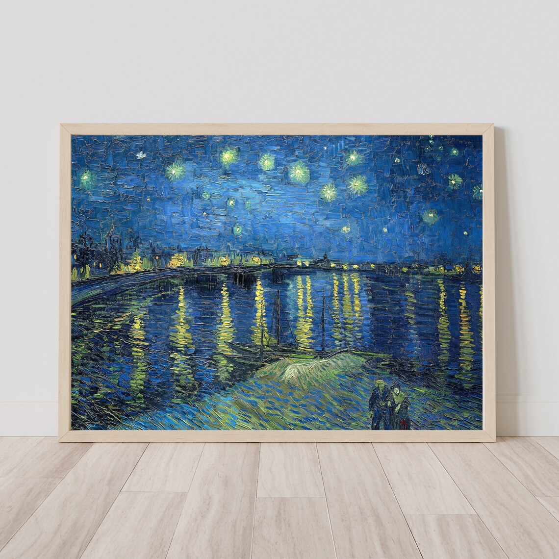 Van Gogh Starry Night Over Rhone Art Print - Image 3