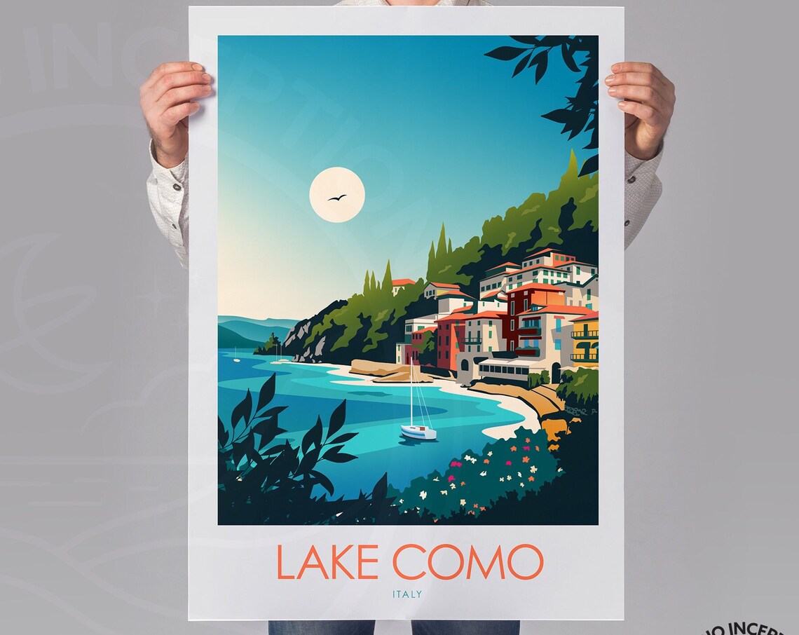 Lake Como Italy Poster Print - Image 2