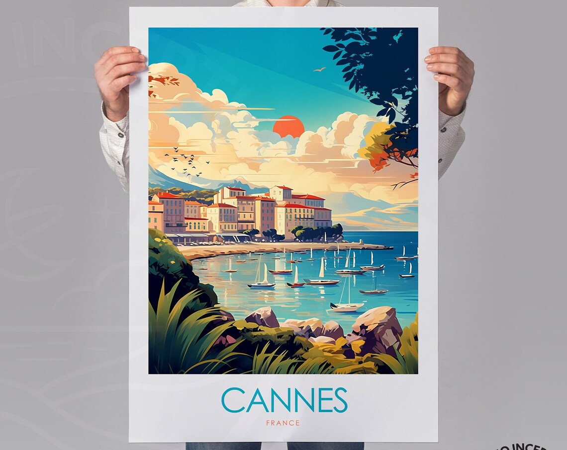 Cannes Travel Wall Art Print - Image 2