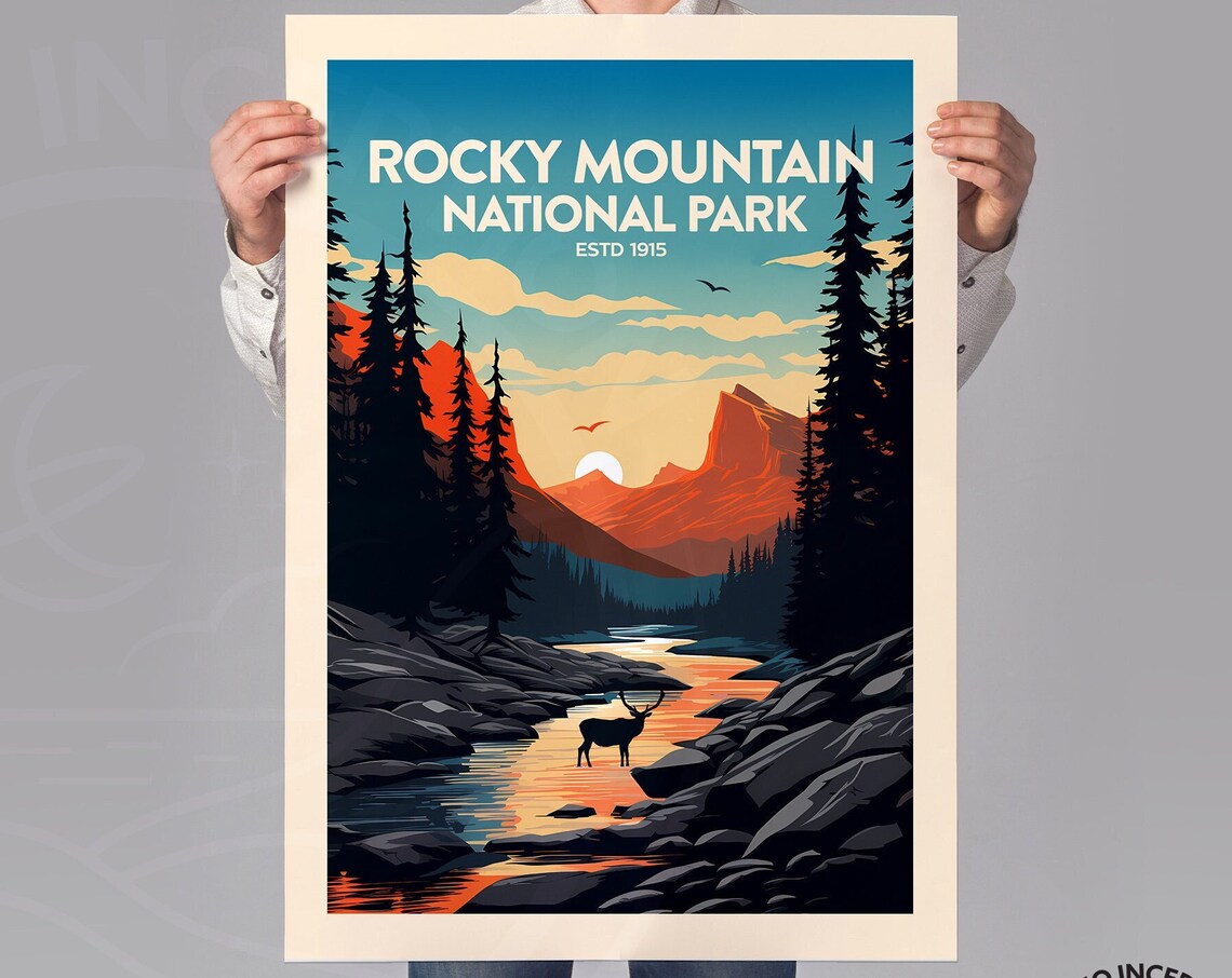 Rocky Mountain National Park Home Decor Art Print - Image 2