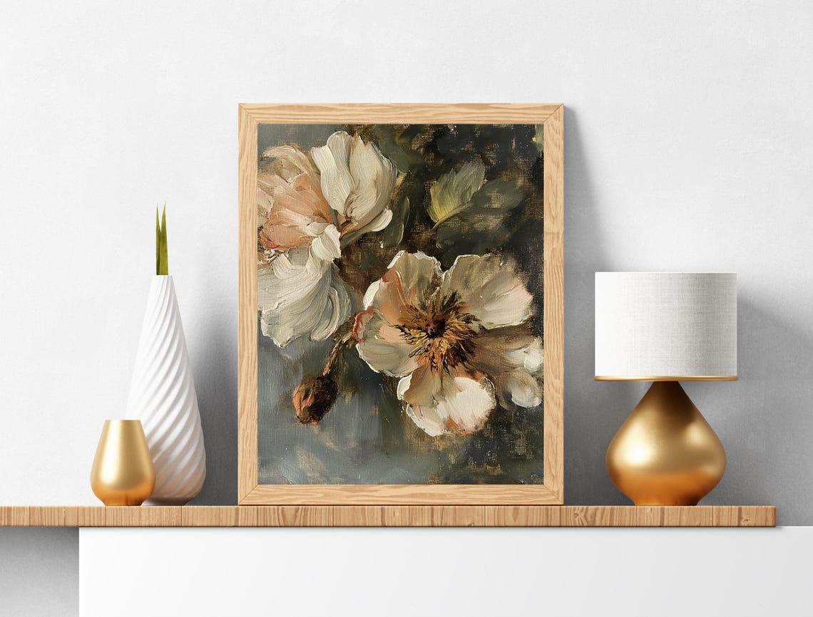 Moody Floral Wall Art Dark Botanical Prints - Image 7