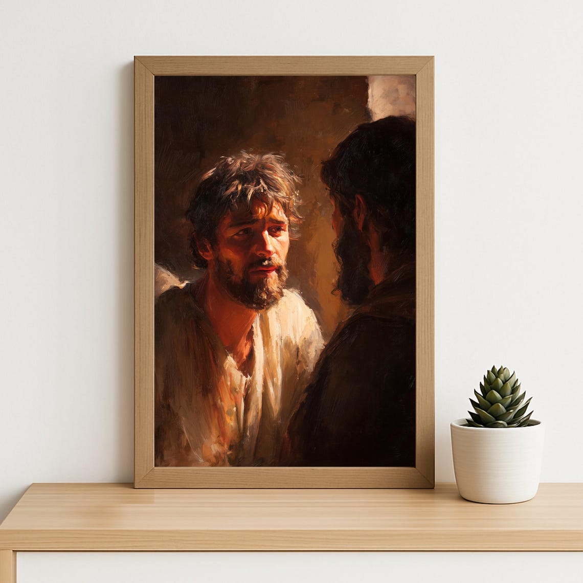 The Calling Of Matthew Biblical Oil Painting Religious Wall Art
