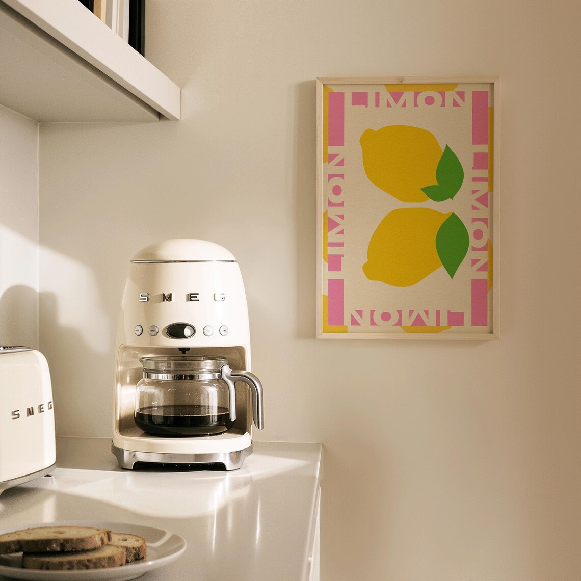 Lemon Print, Kitchen Wall Art Food Poster - Image 3