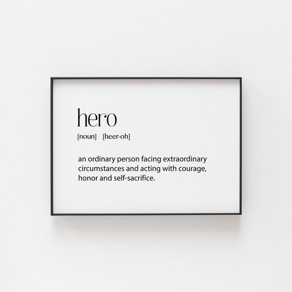 Hero Print, Gift For Doctors And Nurses