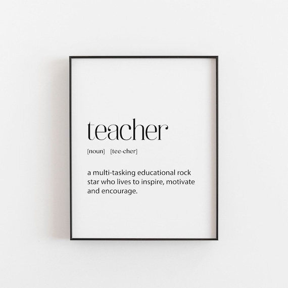Teacher Gift Funny End Of Year Present, Art Print