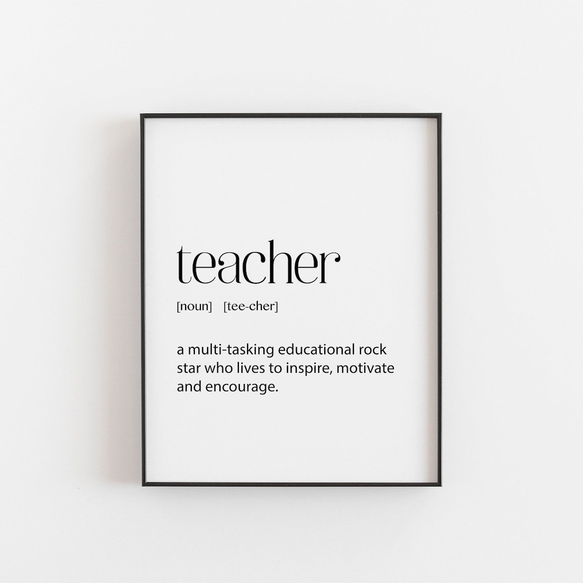 Teacher Gift Funny End Of Year Present, Art Print
