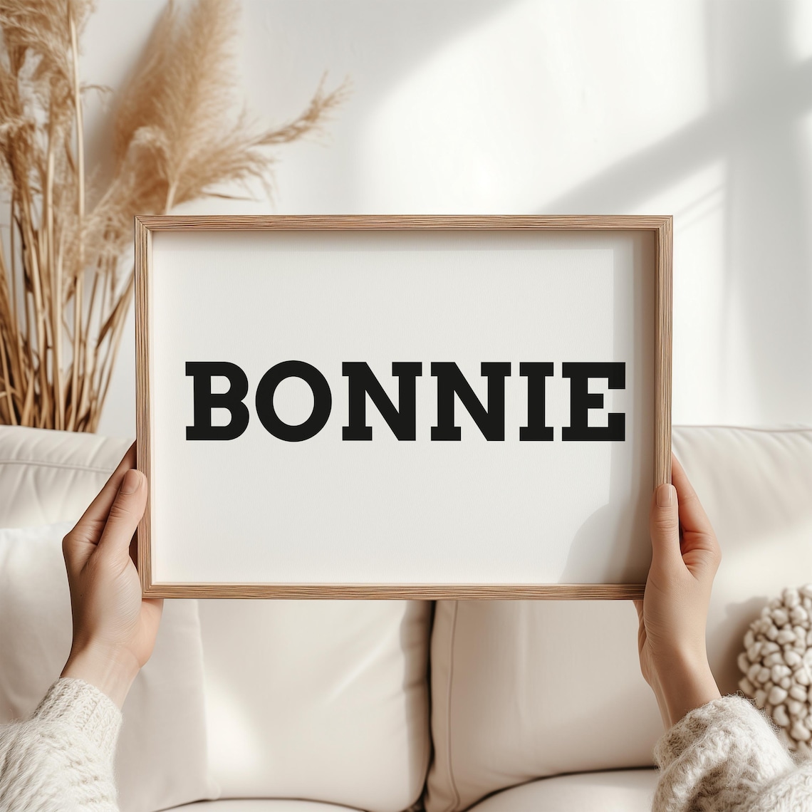 Bonnie Scotland Word Art Print for Living Room