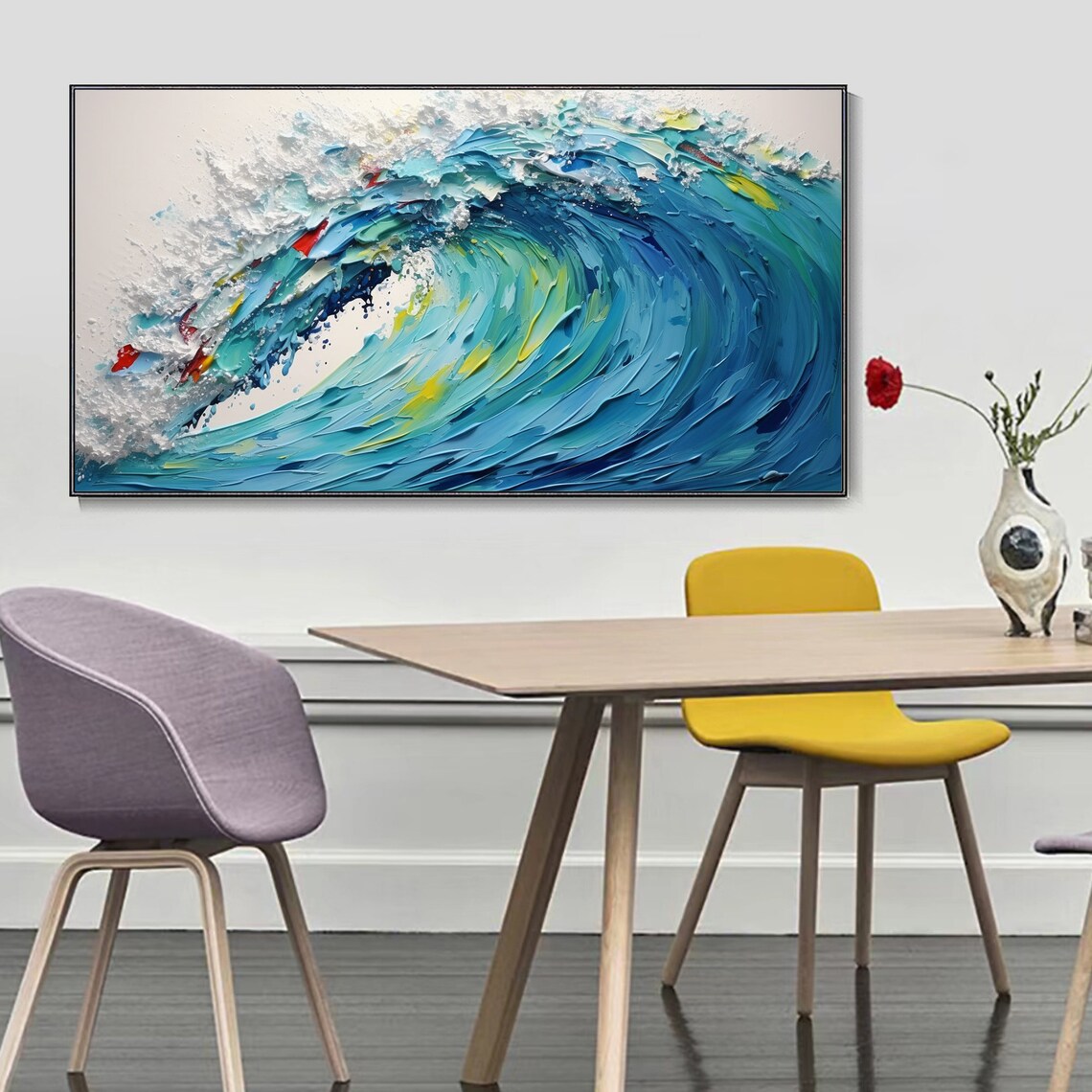 Abstract Seascape Wall Art Print, Minimalist Decor - Image 3