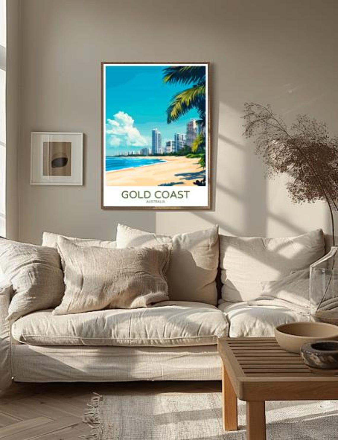 Gold Coast Australia Beach Skyline Surf Paradise Resort Poster - Image 2