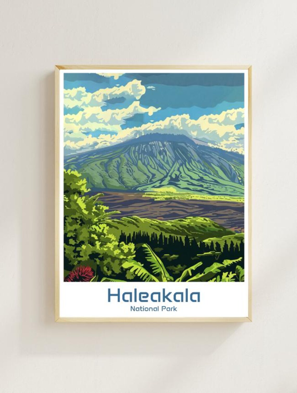 Haleakala National Park Volcano Crater Sunrise Hawaiian Poster