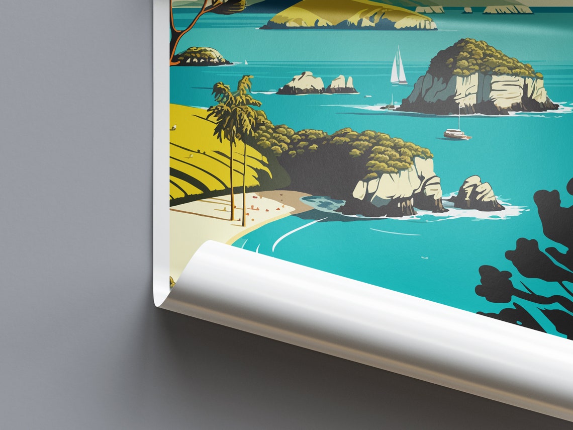 Bay Of Islands Print Bay Of Islands Home Decor Landscape Art Print Bay Of Islands Wall Art For New Zealand Enthusiast Gift Wall Hanging