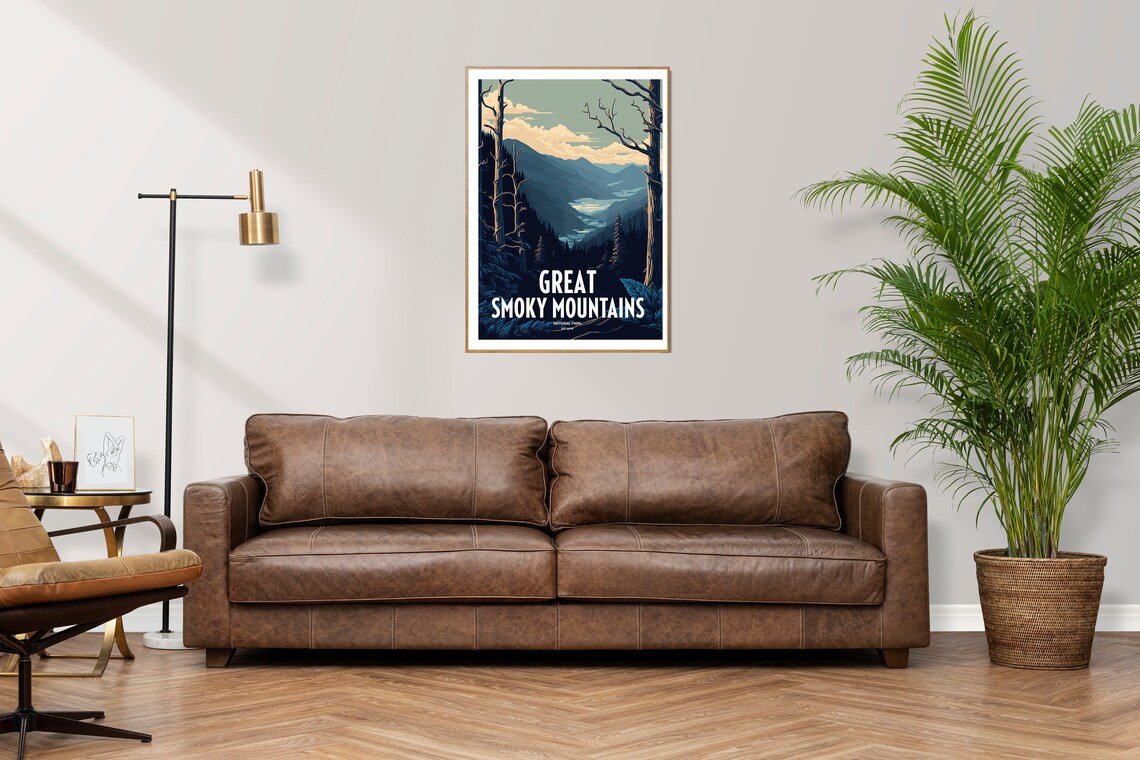 Smoky Mountains National Park Travel Poster - Image 2