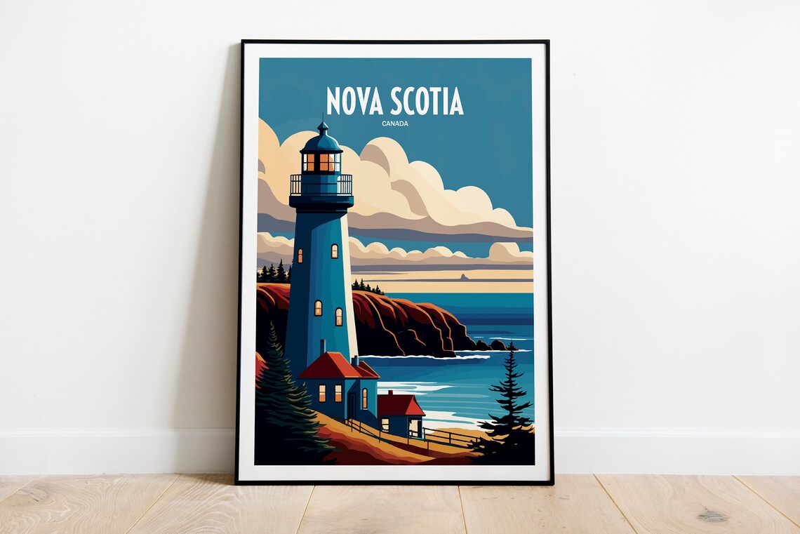 Nova Scotia National Park Travel Poster, Canada