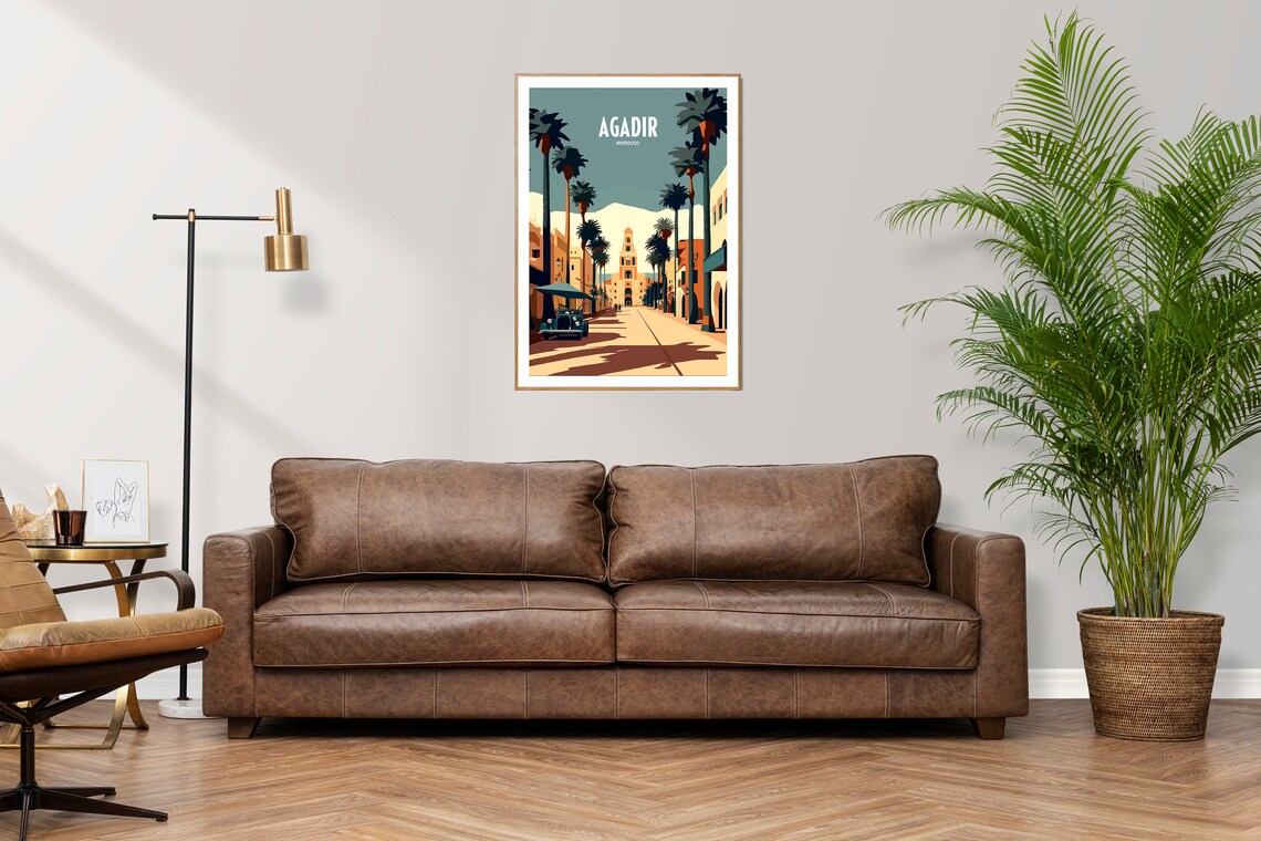 Agadir Morocco Travel Print Gift Travel Poster - Image 3