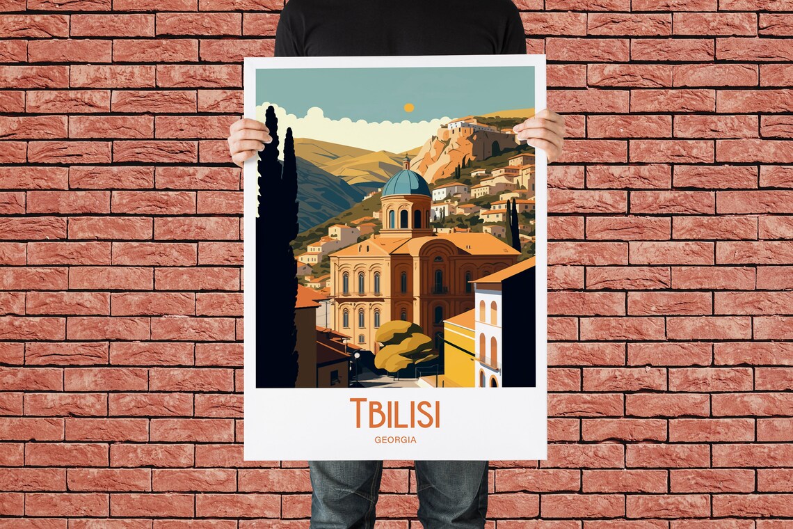 Tbilisi Travel Poster, Georgia Home Decor - Image 2