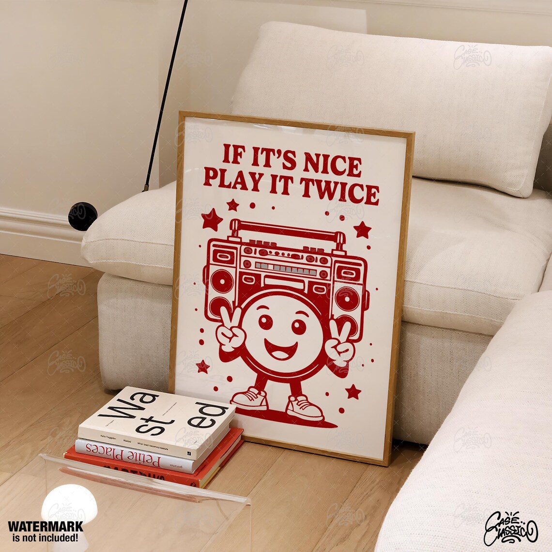 If Its Nice Play It Twice Funny Quote Art - Image 3