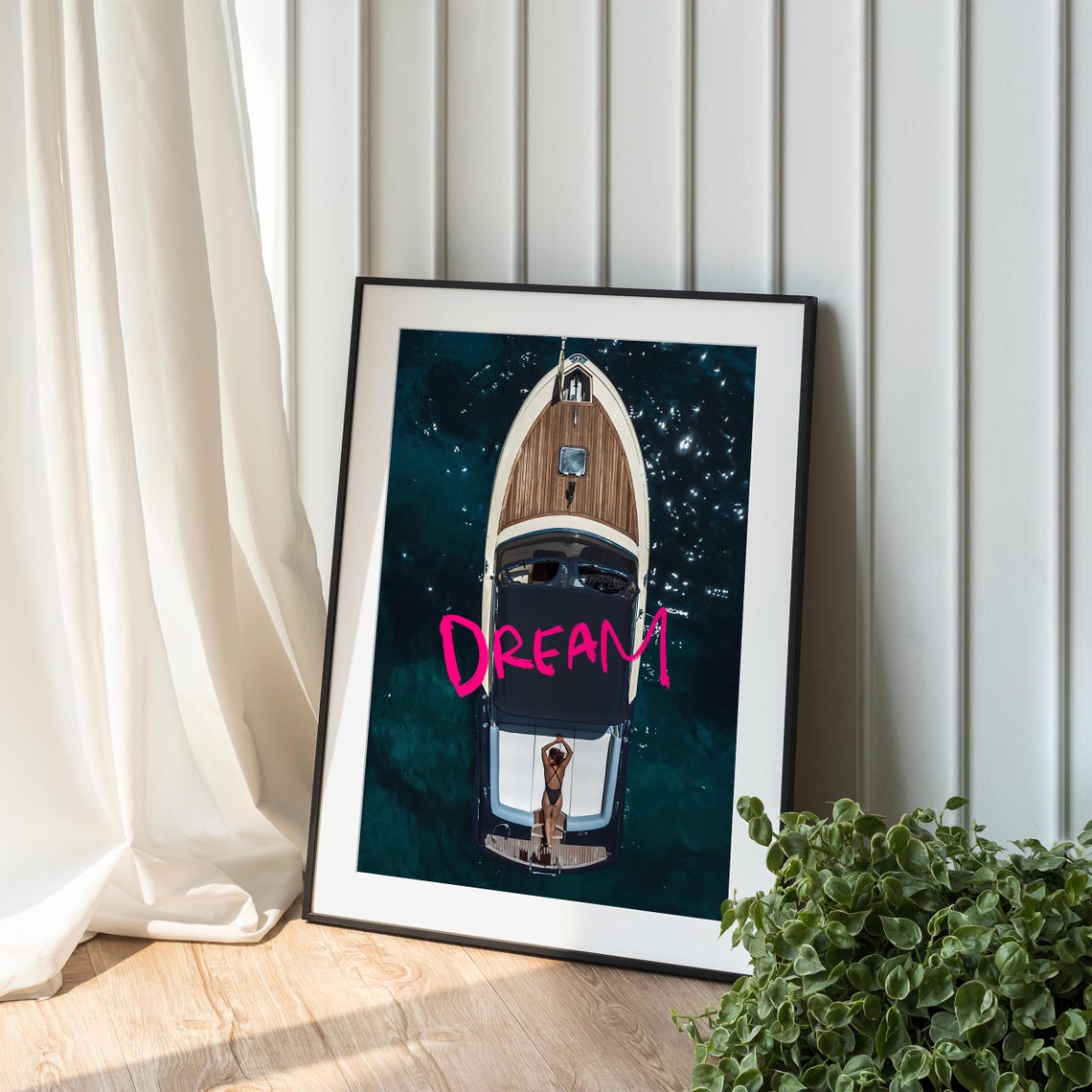 Dream Photography Prints La Dolce Vita Yacht Print Quote Wall Art Fine Art Print Quote Print Museum Quality Photography Poster - Image 4