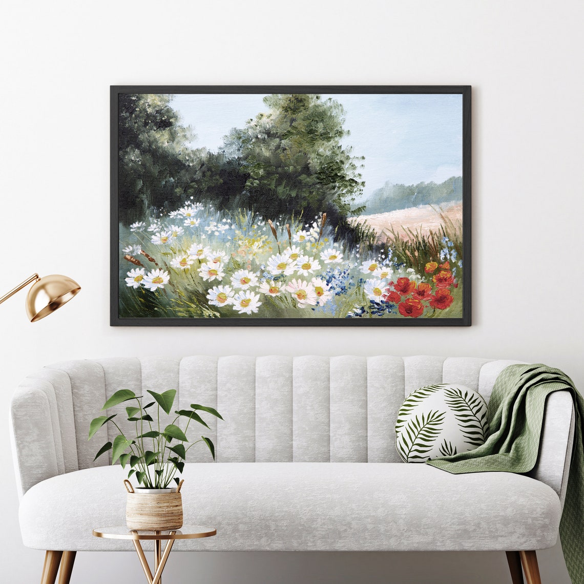 Flowers Oil Painting Flowers Still Life Poster Prints Flower Painting Prints Floral Texture Oil Painting Home Office Wall Art Decoration - Image 4