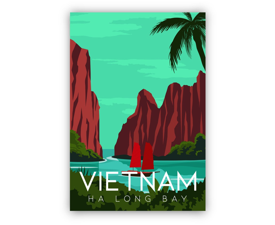 Vietnam Saigon Opera House Notre Dame Cathedral Cityscape Poster - Image 2