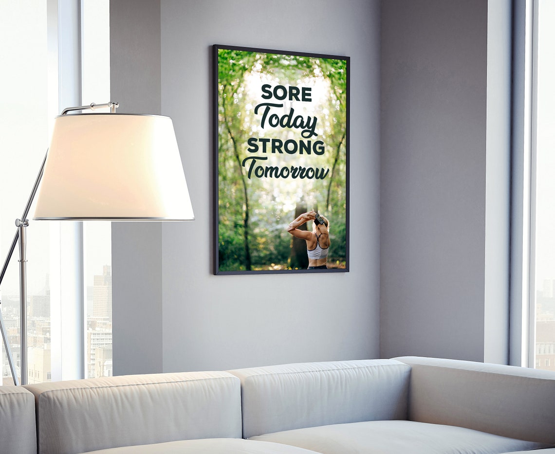 Gym Wall Art Gym Poster Gym Prints Gym Dcor Home Gym Home Gym Dcor Home Gym Poster Inspired Poster Fitness Dcor Motivation Art - Image 4