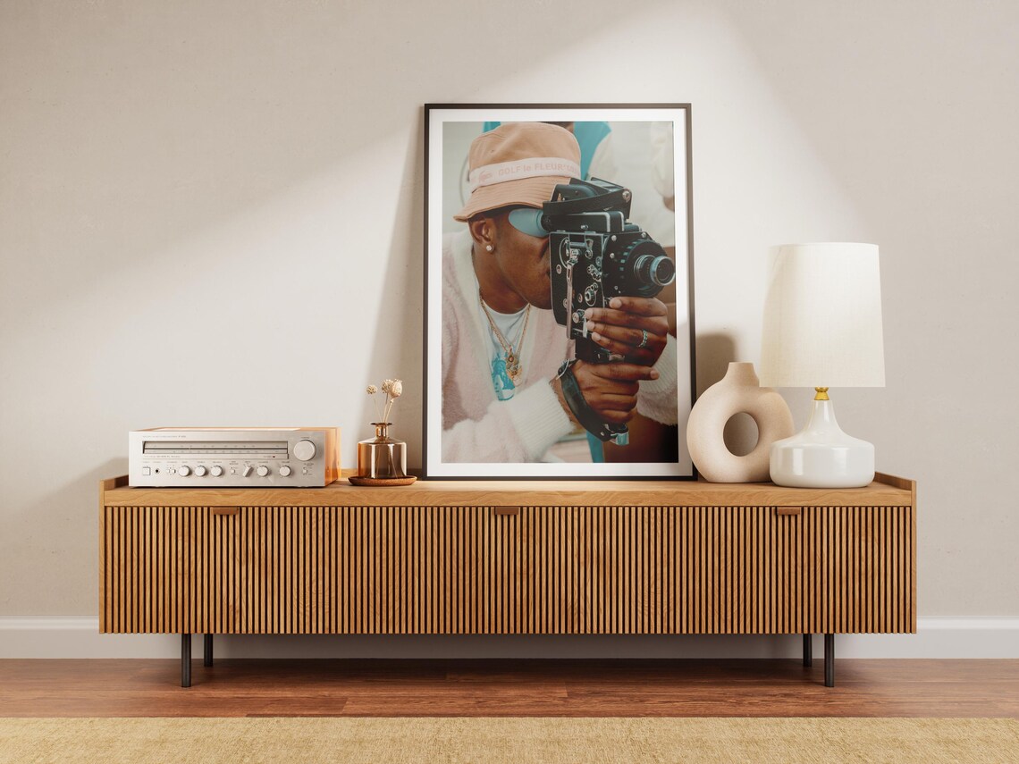 Tyler The Creator Filming Vintage Camera Golf Le Fleur Photo Art Poster - Image 2