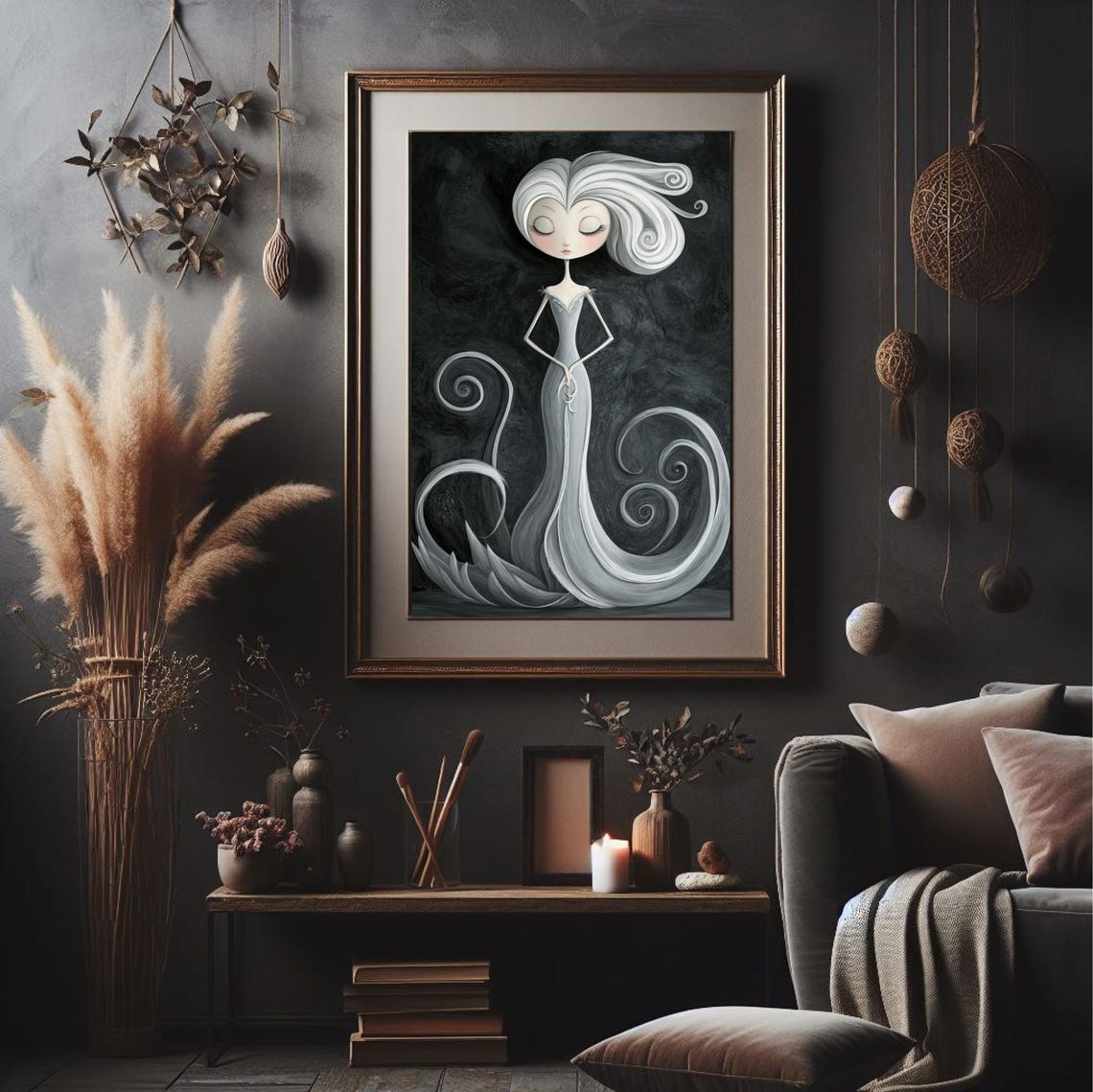 Whimsical Dance Art Print Modern Wall Art Decor Unique Gift For Dancer Stylish Home Office Decoration - Image 3