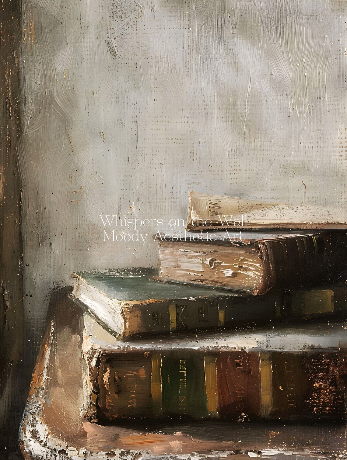 Dark Academia Bookish Wall Art, Gothic Vintage Decor - Image 5