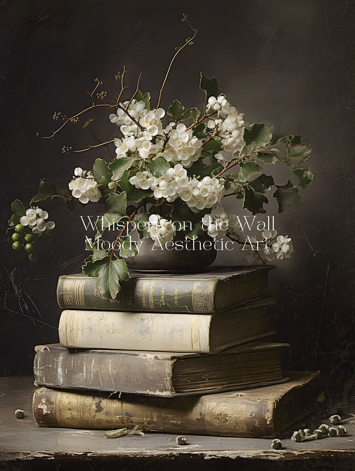 Light Academia Book and Coffee Cozy Reading Morning Wall Poster - Image 4