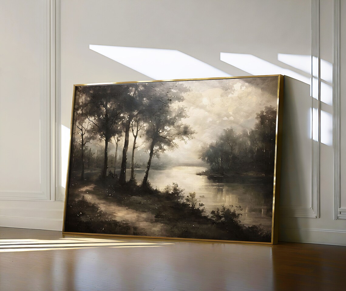 Moody Abstract Wall Art Print, Modern Decor - Image 5