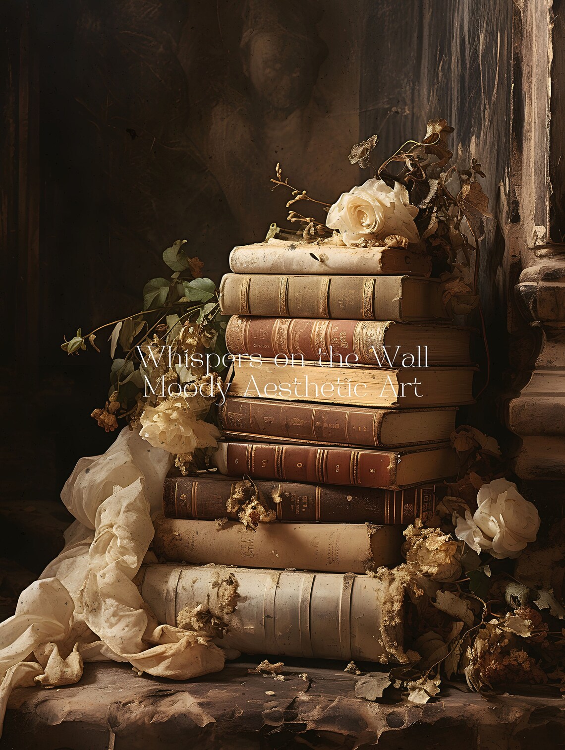 Smut Readers Dark Academia Still Life Art Print - Image 5