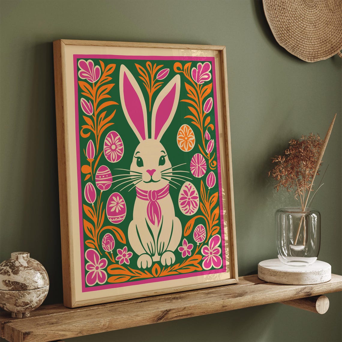 Easter Bunny, Spring Decor Art Print - Image 6