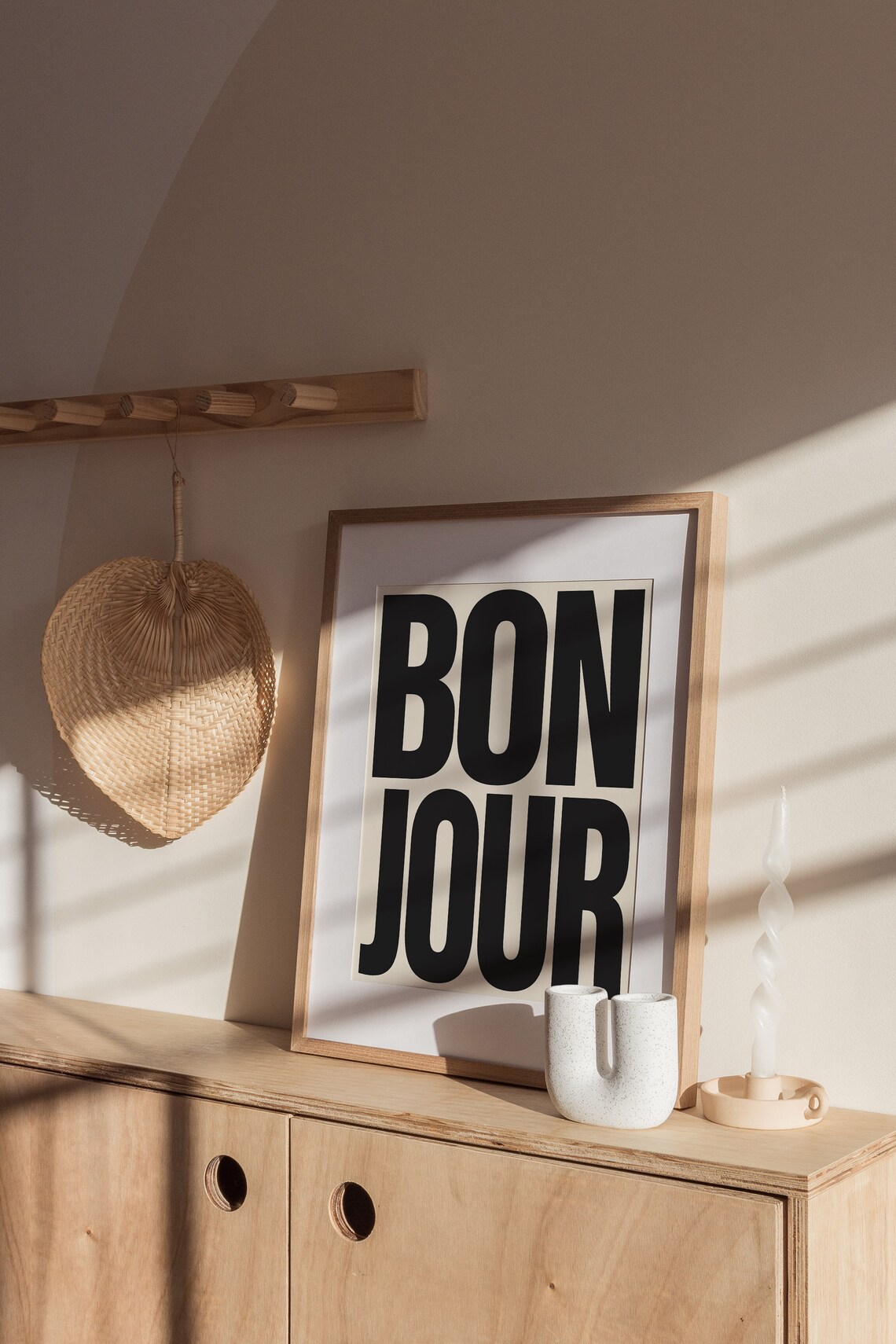 Bonjour Maximalist Decor Poster Print - Image 2