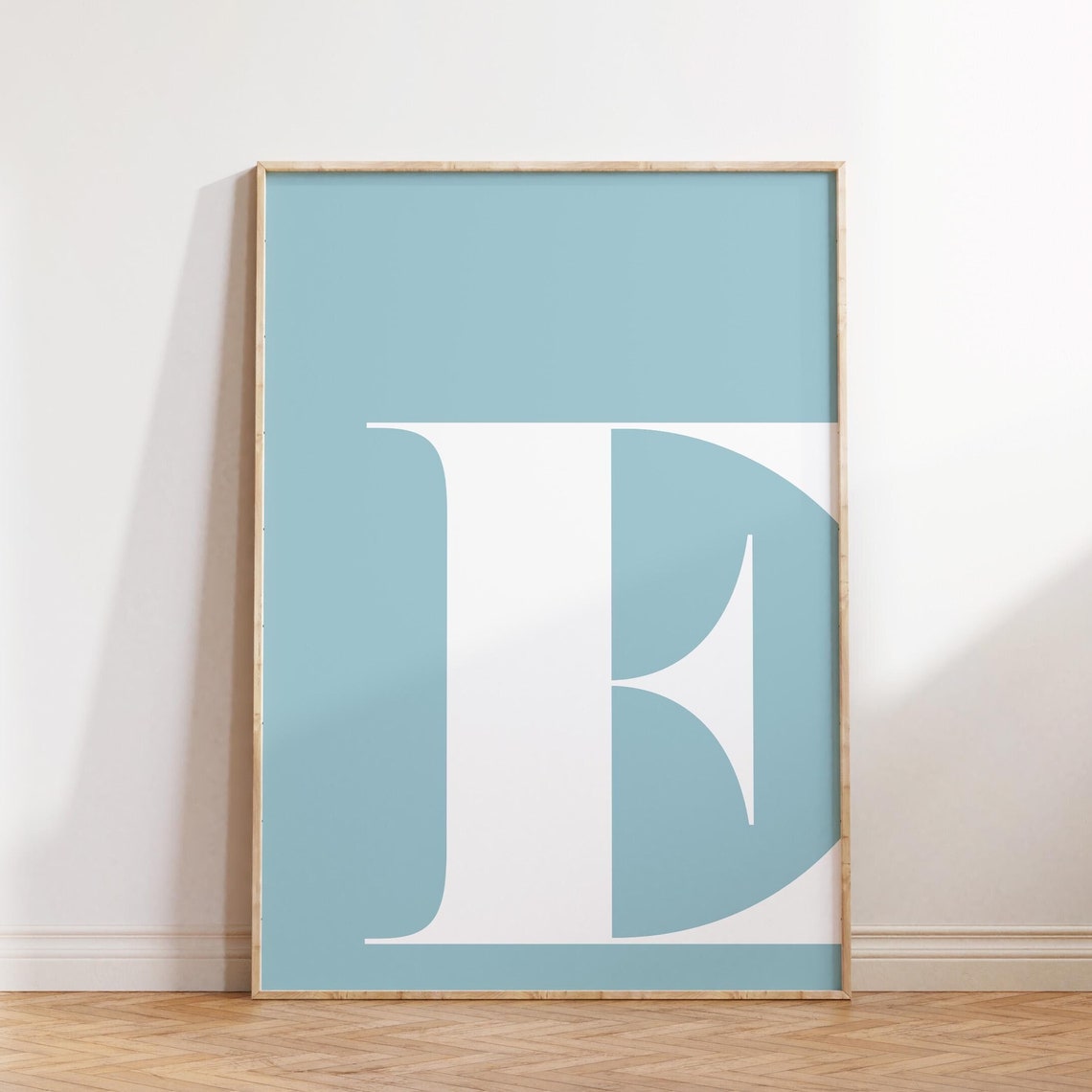 Letter E, Capital Alphabet Wall Decor