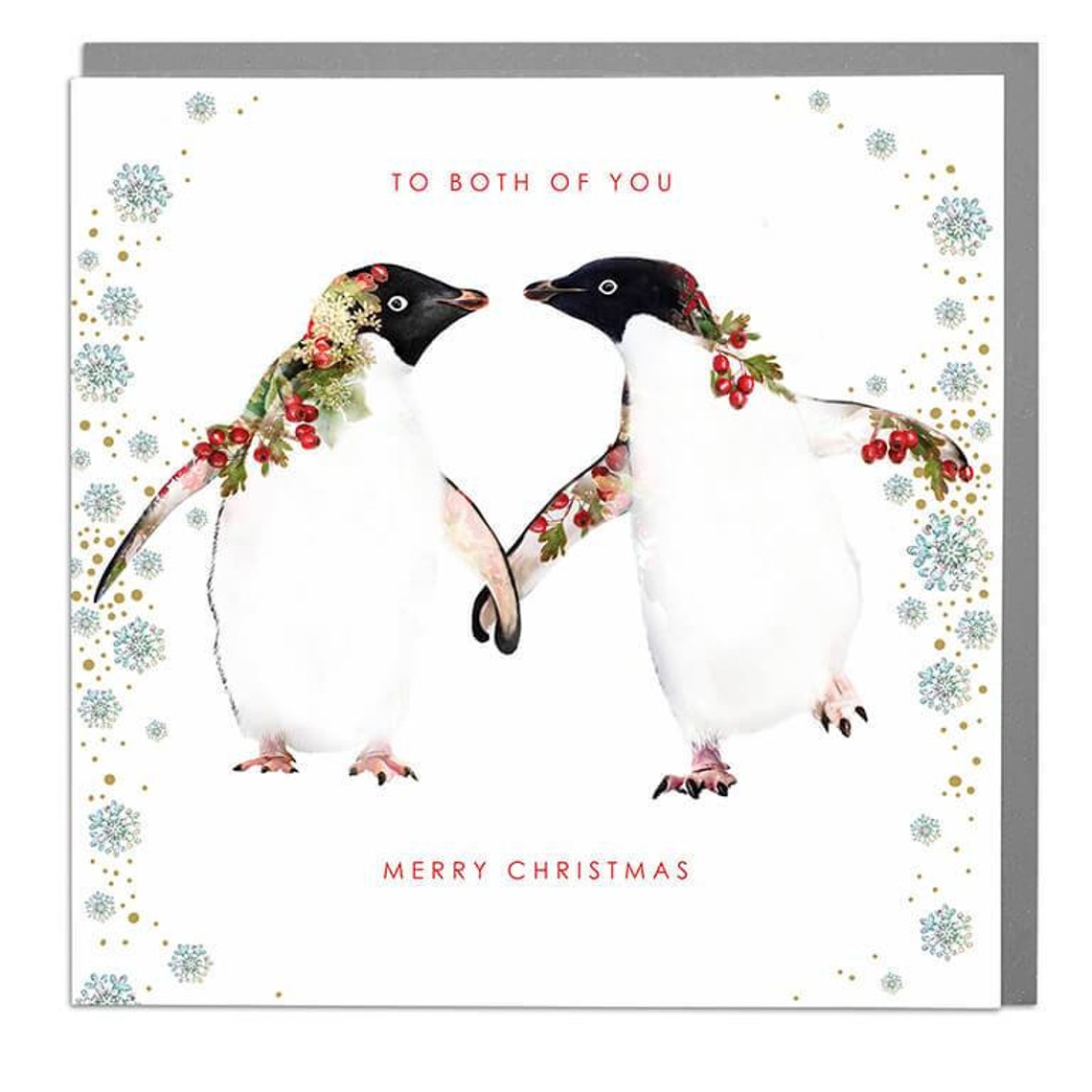 To Both Of You - Christmas Card Poster