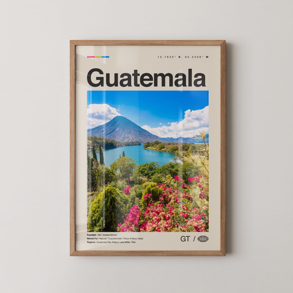 Guatemala Print No 2 Wall Art Poster Photo Decor Central America