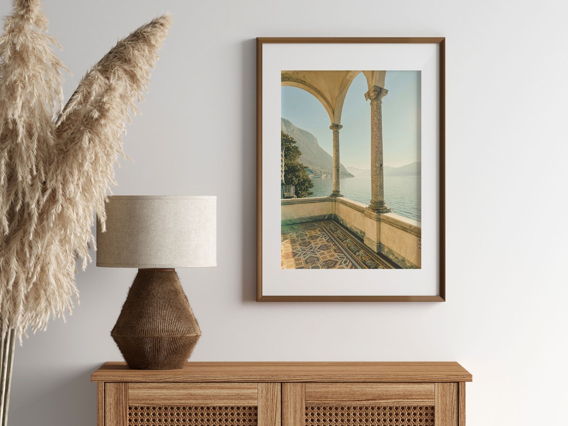 Italy City Print Como Lake Wall Art Italy Photography Print Italy Landscape Italy Photo Poster Lake Como Poster City Poster - Image 2