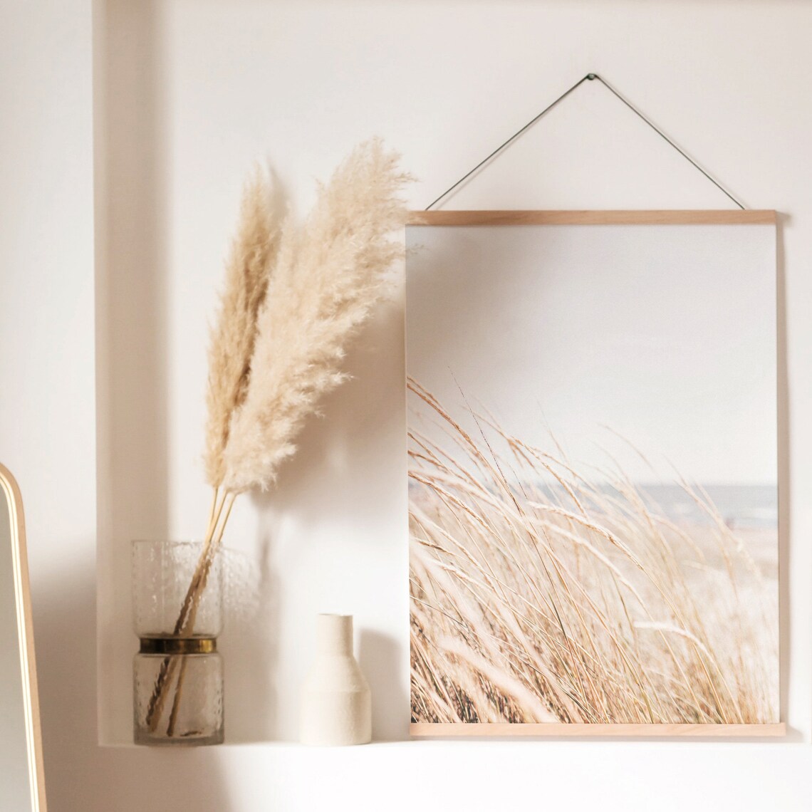 Pampas Grass Botanical Farmhouse Art Print - Image 3