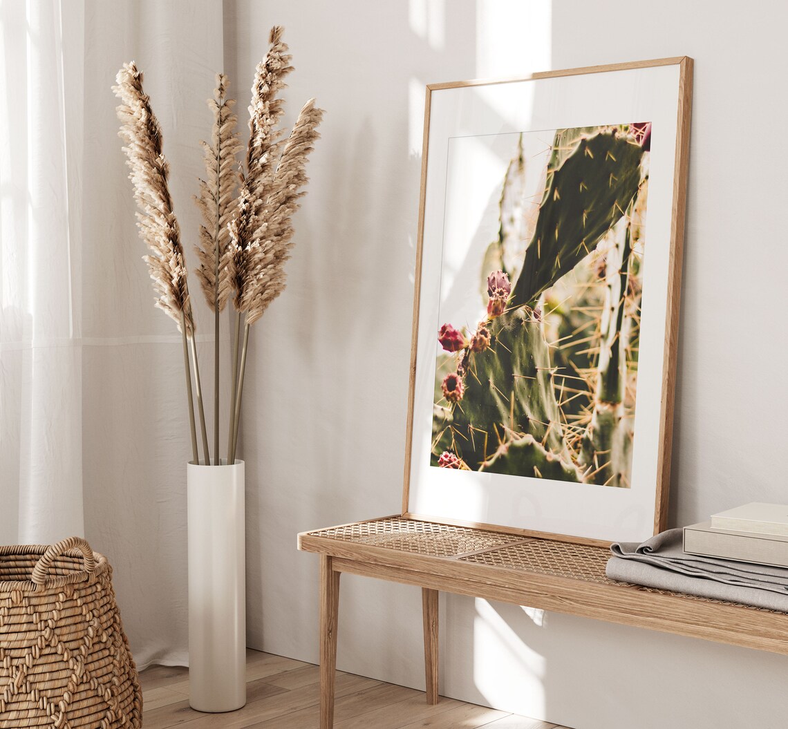 Cactus Print, Modern Minimalist Poster Art - Image 2