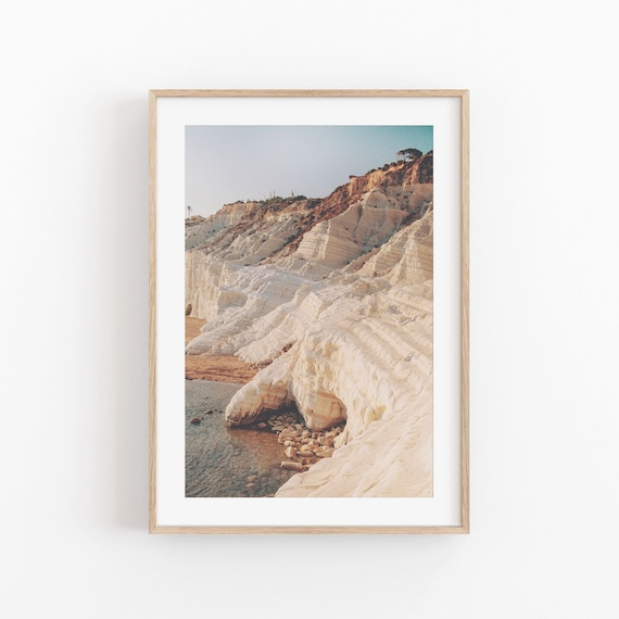 Sicily Italy Cityscape Art Print, Travel Poster