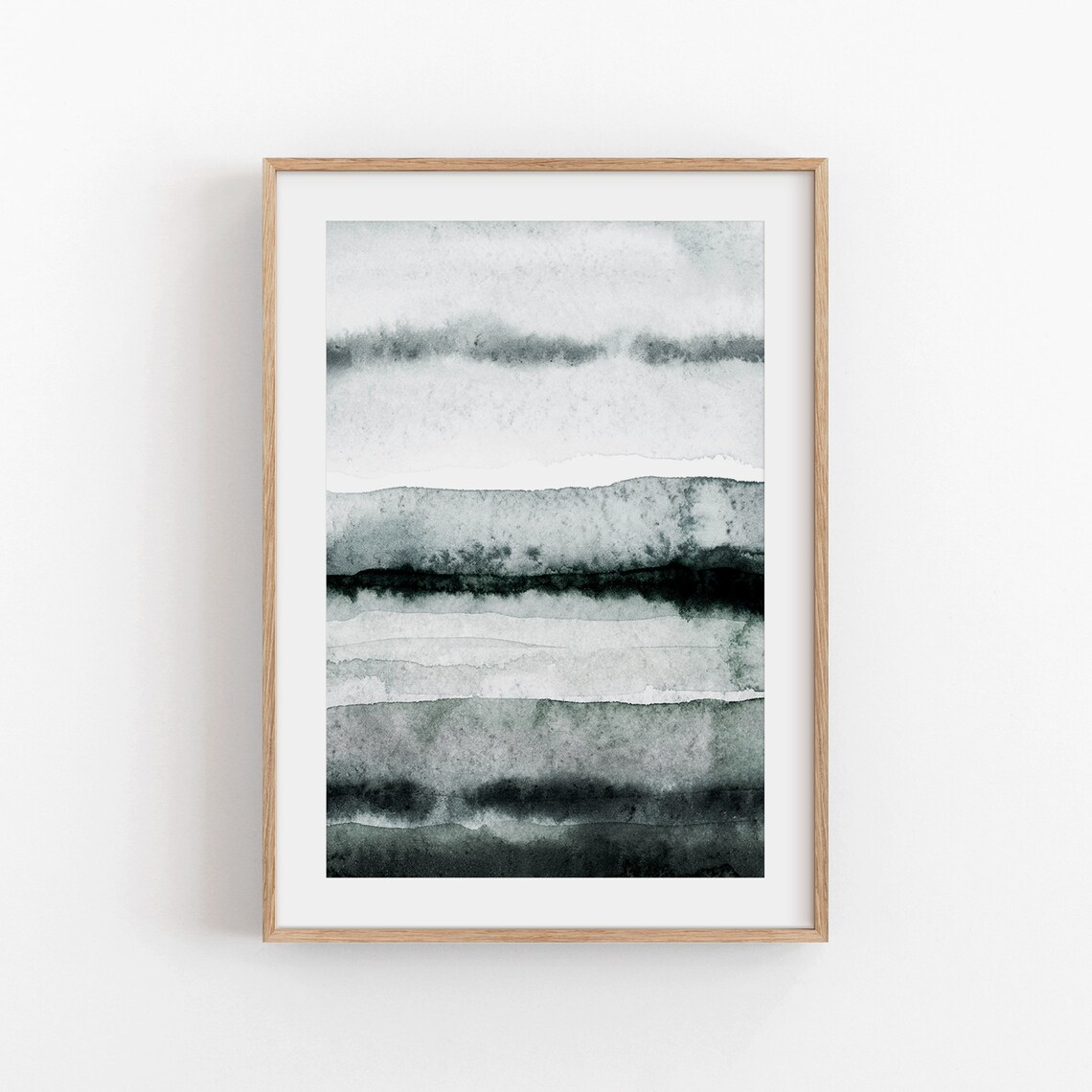 Abstract Modern Watercolor Art Print, Wall Decor