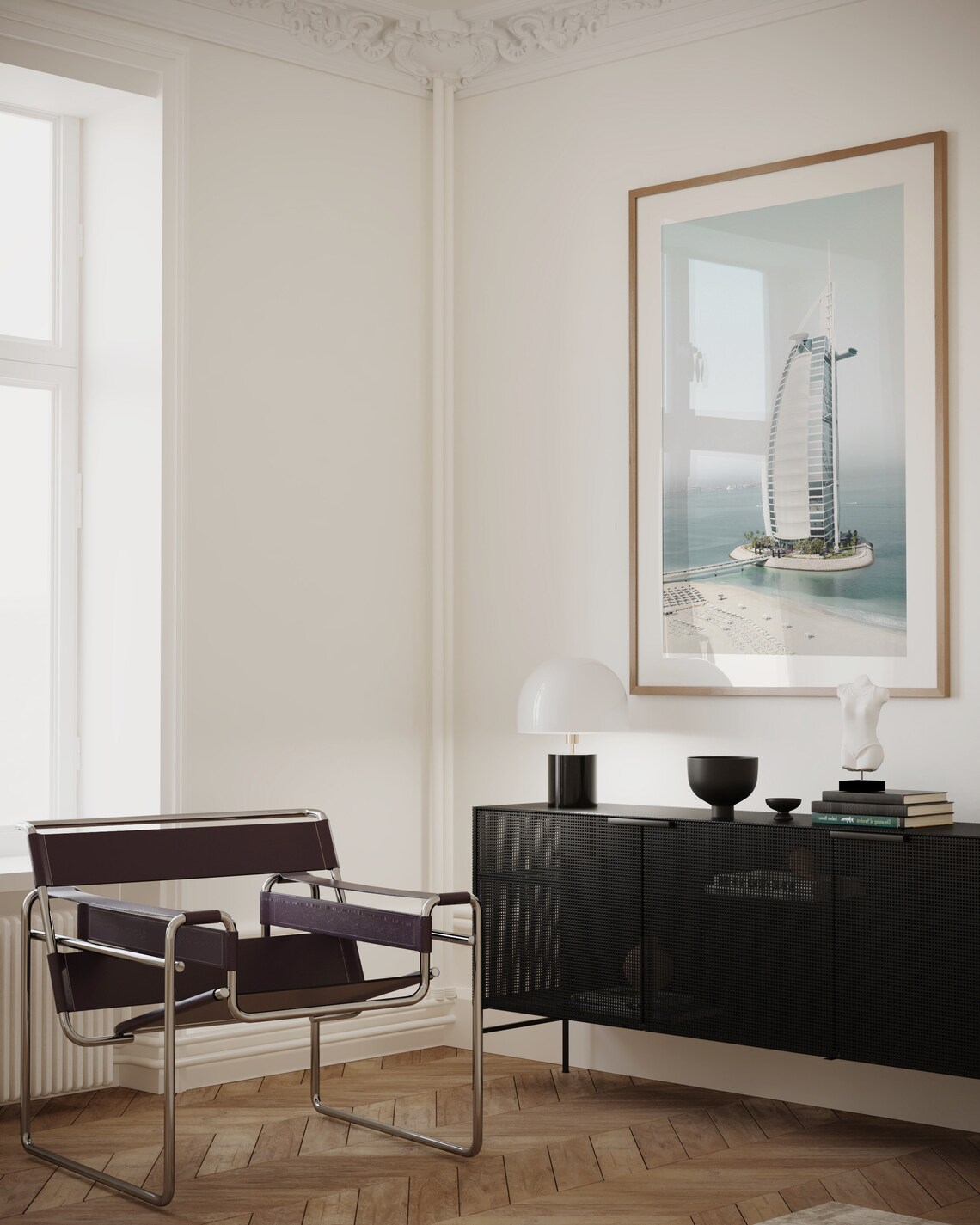 Dubai Cityscape Photography Print, Living Room Decor - Image 2