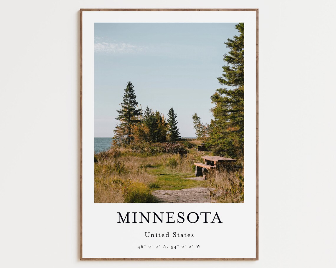 Minnesota Travel Poster, Silver Bay Minnesota Travel Poster